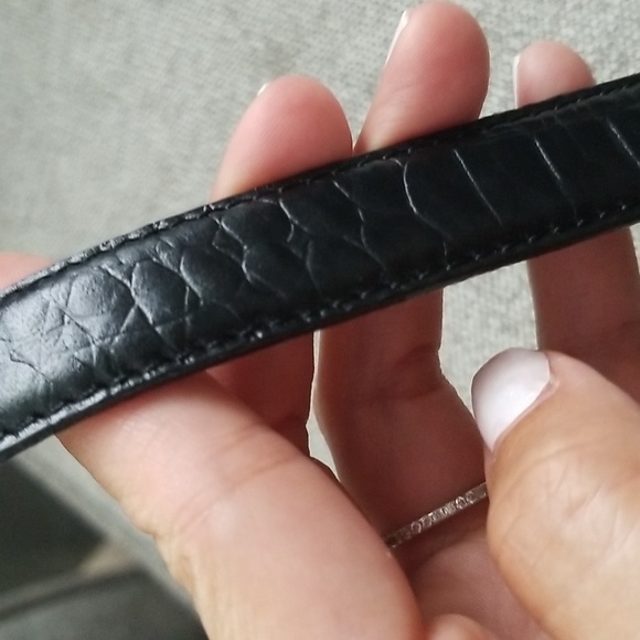 Laura Gayle 90s black snake belt size Large - Picture 5 of 6